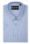 Kam Jeans 6283 Casual SS Herringbone Shirt Blue - Camisas - Camisas 2XL-10XL