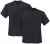 Adamo Marlon Comfort fit 2-pack T-shirt Charcoal - Camisetas - Camisetas - 2XL-14XL