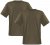 Adamo Marlon Comfort fit 2-pack T-shirt Khaki - Camisetas - Camisetas - 2XL-14XL