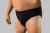 20 Nodi Stretch Cotton Briefs with Embroidered Side Label Black - Ropa interior - Ropa interior 2XL-8XL