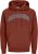 Jack & Jones CALEB Hoodie Red - Sudaderas - Sudaderas 2XL-12XL