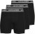 Jack & Jones Solid Boxer 3-Pack Black - Bóxeres - Bóxeres 2XL-12XL