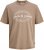 Jack & Jones Dover T-shirt Short Sleeve Brown - Camisetas - Camisetas - 2XL-14XL