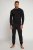 JP1880 Two-piece Pyjamas Long Sleeve and Long Trousers Black - Ropa interior - Ropa interior 2XL-8XL