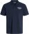 Jack & Jones Makoto Polo Short Sleeve Navy - Polos - Polos 2XL-8XL