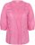 Kaffe Curve Karlia 3/4 Sleeve Blouse Pink - Blusas y túnicas - 