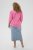 Kaffe Curve Karlia 3/4 Sleeve Blouse Pink - Blusas y túnicas - 