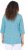 Ulla Popken Flower Print 3/4 Sleeve A-Line Tee Deep Aqua - Camisetas estampadas para mujer - 