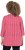 Ulla Popken Minimalist Ho Ho Ho Print 3/4 Sleeve Tee Salsa Red - Camisetas estampadas para mujer - 