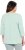 Ulla Popken Metallic Lettering 3/4 Sleeve Tee Mint Green - Camisetas estampadas para mujer - 