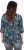 Ulla Popken Graphic Print Square Neck Tee Black - Camisetas estampadas para mujer - 