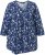 Ulla Popken Asymmetric Cowboy Boot Print Tee Dark Blue - Camisetas estampadas para mujer - 