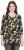 Ulla Popken Graphic Print 3/4 Sleeve Tee Black - Camisetas estampadas para mujer - 