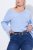 Ulla Popken Classic Belt Blue - Cinturones de mujer - 