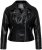 Only Carmakoma Emmy Biker Jacket Black - Chaquetas de cuero - 