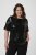 Kaffe Curve Mirana Sequin Blouse Black - Blusas - 