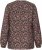 Kaffe Curve Belle Blouse Pink Black Graphic Flower - Blusas - 