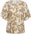 Kaffe Curve Marla Blouse Oak Chalk Leaf - Blusas - 