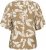 Kaffe Curve Marla Blouse Oak Chalk Leaf - Blusas - 