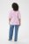 Kaffe Curve Marla Blouse Pink Frosting Chalk Leaf - Blusas - 