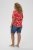 Kaffe Curve Ami Short Sleeve Blouse Printed Poppy Red - Blusas y túnicas - 