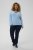 Kaffe Curve Jilanda V-Neck Pullover Blue - Jerséis y punto - 