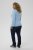 Kaffe Curve Jilanda V-Neck Pullover Blue - Jerséis y punto - 