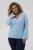 Kaffe Curve Jilanda V-Neck Pullover Blue - Jerséis y punto - 