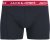 Jack & Jones Hector Solid Trunks 3-Pack Navy/Red/Grey - Bóxeres - Bóxeres 2XL-12XL