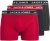 Jack & Jones Hector Solid Trunks 3-Pack Navy/Red/Grey - Bóxeres - Bóxeres 2XL-12XL