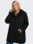 Only Carmakoma Sedona Light Coat Black - Abrigos de invierno - 