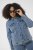 Kaffe Curve Vilana Denim Jacket Washed Blue - Chaquetas vaqueras - 