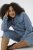 Kaffe Curve Vilana Denim Jacket Washed Blue - Chaquetas vaqueras - 