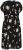Kaffe Curve Jenna Vestido Negro/Brown Flower estampado - Vestidos - 