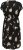 Kaffe Curve Jenna Vestido Negro/Brown Flower estampado - Vestidos - 