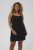 Kaffe Curve Jena De tirantes Vestido Negro intenso - Vestidos - 