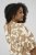 Kaffe Curve Marla Dress Oak Chalk Leaf - Vestidos midi - 