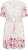 Kaffe Curve Rosa Mini Dress White Rose Border Flower - Vestidos mini - 