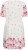 Kaffe Curve Rosa Mini Dress White Rose Border Flower - Vestidos mini - 
