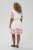 Kaffe Curve Rosa Mini Dress White Rose Border Flower - Vestidos mini - 