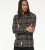 D555 Destin Checked Long Sleeve Shirt Black/Tan Check - Camisas de manga larga - 