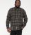 D555 Destin Checked Long Sleeve Shirt Black/Tan Check - Camisas de manga larga - 