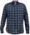 D555 Luton Checked Flanell Shirt Navy - Camisas - Camisas 2XL-10XL
