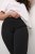 Kaffe Curve Jenna Leggings acampanados Negro intenso - Vaqueros & Pantalones de Mujer Tallas Grandes – Plus Size - 