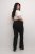 Kaffe Curve Jenna Leggings acampanados Negro intenso - Vaqueros & Pantalones de Mujer Tallas Grandes – Plus Size - 