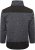 Kam jeans KV133 Twisted Marl Fleece Jacket Black - Chaquetas - Chaquetas Tallas Grandes 2XL-8XL