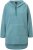 Ulla Popken Teddy Fleece Hooded Zip Neck Sweatshirt Ice Green - Sudaderas y hoodies - 