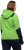 Ulla Popken Contrast Inserts Sweater Knit Hoodie Light Green - Sudaderas y hoodies - 
