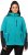 Ulla Popken Contrast Inserts Sweater Knit Hoodie Aquamarine - Sudaderas y hoodies - 
