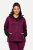 Ulla Popken Contrast Inserts Sweater Knit Hoodie Blackberry - Ulla Popken - Ulla Popken Ropa de Tallas Grandes
